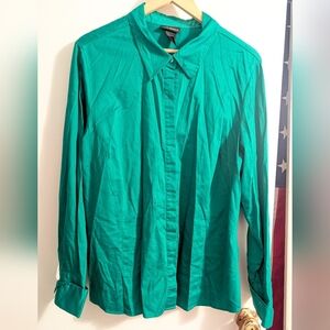 Lane Bryant Teal Blouse